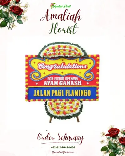 Bunga Papan Congratulation di Babakan Peuteuy